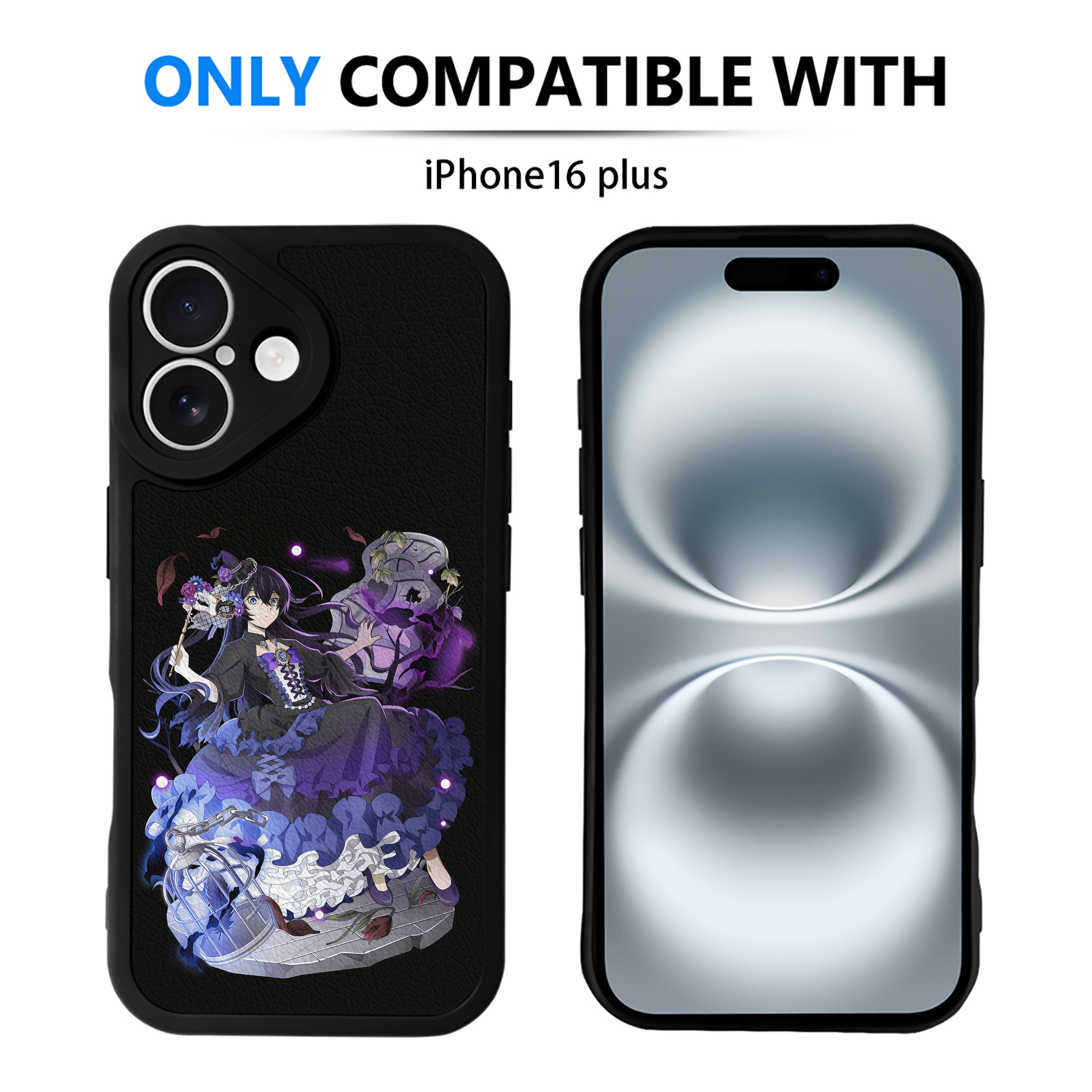 （画像用） 文豪ストレイドッグス Bungo Stray Dogs 【iPhone 16シリーズ対応】シリコンスマホケース（レザー調） 材質：シリコン